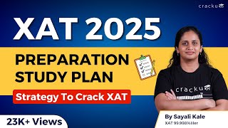 🚀 XAT 2025 Preparation Studyplan  Strategy To Crack XAT By Sayali Maam 99998ler in XAT [upl. by Diantha]