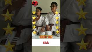 KARATE QUIZ karatekids kids kidsvideo ytshorts youtubeshorts quiz katha shorts challenge [upl. by Ailsun772]