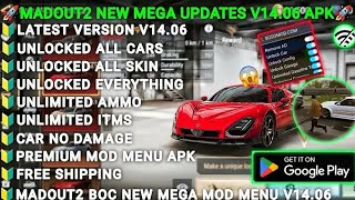 💫NEW UPDATES💫 MADOUT2 BIG CITY MOD APK V1408 😱 2024  A TO Z Unlimited MoneyUnlocked All Cars [upl. by Rector]