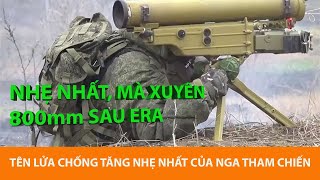 Tên lửa chống tăng tí hon của Nga tham chiến tại Ukraine  Nhỏ mà có võ [upl. by Irahk]