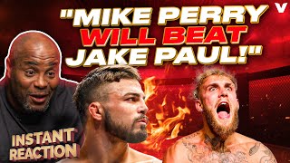 Daniel Cormier REACTS to Jake Paul vs Mike Perry fight announcement quotJake GETS BEAT on July 20quot [upl. by Eveleen]