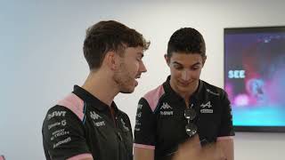 33 Years BWT Challenge with BWT Alpine F1 Drivers Esteban Ocon amp Pierre Gasly [upl. by Mraz537]