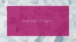 Karter Frank  appearance [upl. by Amary]