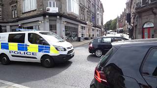 Lancashire Constabulary Police Van 999 response Lancaster city UK 15618 [upl. by Yrogreg736]