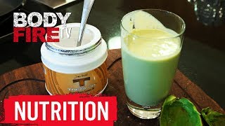 Healthy Coconut Oil Smoothie Recipe  BodyFire TV [upl. by Yatnod]