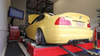 Dyno Video of an E46 M3 with ESS VT2 Supercharger [upl. by Kendrah]