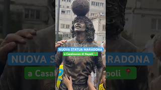 Nuova statua MARADONA a NAPOLI ecco dove 📍🔟💙 [upl. by Nylirej]