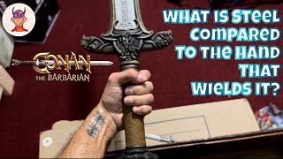 THE ATLANTEAN Conan Sword by Albion Armorers amp Jody Samson Superhero Grail Review [upl. by Nivrek]