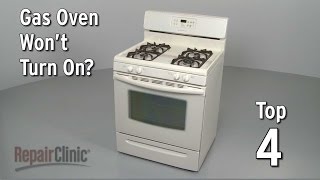 Top 4 Reasons Oven Won’t Turn On — Gas Range Troubleshooting [upl. by Ysnil]