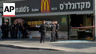 Stabbing and shooting attack in Israeli city of Beersheba leaves 1 dead 10 wounded [upl. by Joyce]