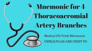 Thoracoacromial Artery Branches Mnemonic [upl. by Harrie682]