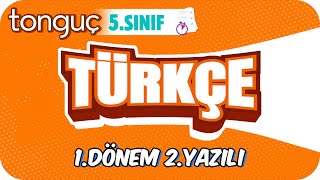 5Sınıf Türkçe 1Dönem 2Yazılıya Hazırlık 📝 2024 [upl. by Nehgaem]