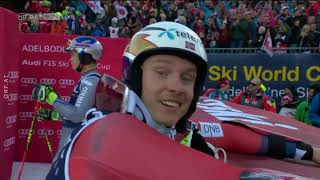 Hirscher gewinnt Adelboden 2018 mit schweren Fehlern [upl. by Yojenitsirk]