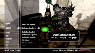 Skyrim UNLIMITED Damage Armor Rating GUIDE [upl. by Frodine217]