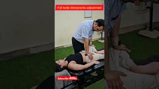 Dr Rajneesh Kant chiropractic treatment  Indian chiropractic treatment  Physio [upl. by Akihsay526]