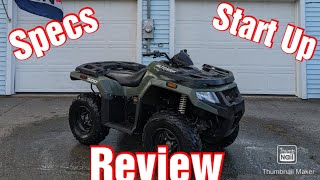 2018 Arctic Cat Alterra 500  Review [upl. by Chuah233]