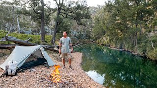 Fly Fishing amp Solo Camping in the Mountains CREEPY nighttime encounter [upl. by Mohkos340]