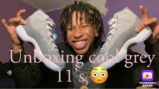 Unboxing cool grey 11s 2021 from stockX [upl. by Leiuqeze685]