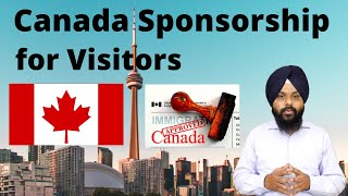 Canada Sponsorship for Visitors  Visitor Visa For Canada From India Canada Visitor Visa [upl. by Nwahsel594]