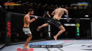 Yair Rodriguez Vs Max Holloway [upl. by Townsend]