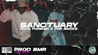 FREE Fivio Foreign x Pop Smoke Type Beat  quotSanctuaryquot  NY Drill Type Beat 2024 [upl. by Anneirb]