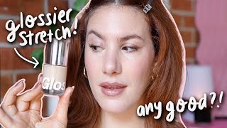 GLOSSIER STRETCH FOUNDATIONthe new best skin tint [upl. by Lerad281]