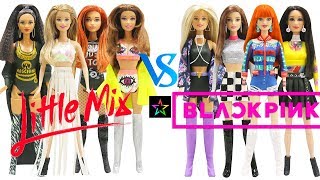 Play Doh Little Mix Power Costumes VS BlackPink As If Its Your Last Inspired Costumes [upl. by Aileno]