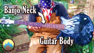 Wait You can just attach a Banjo neck to an electric guitar [upl. by Mooney]