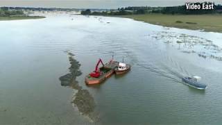 Saltmarsh restoration Deben Estuary Suffolk [upl. by Midge]