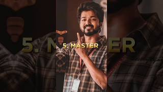 Top 10 Best Movies of Vijay Thalapathy vijaythalapathy [upl. by Nitsej]