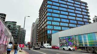 4K Vauxhall  Nine Elms amp Battersea  London Walk [upl. by Ahtram]