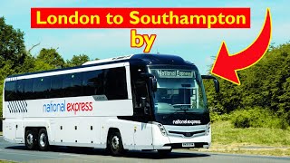 National express coach  London to Southampton by National Express  UK travel  Ambel Smith [upl. by Atims]