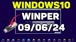 ⭐ WINPE  WINDOWS 10 22H2 AIO ⭐ ISO COMPLETA ATUALIZADA 09072024 WINDOWS DIRETO DO PENDRIVE [upl. by Nimaj]