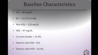 TNT Trial Atorvastatin 80 mg vs 10mg [upl. by Clementi332]