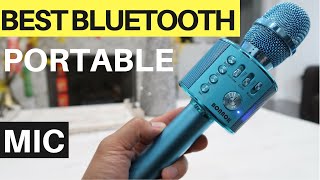 BONAOK Bluetooth Microphone UNBOX amp REVIEW  Karaoke Mic With Speaker [upl. by Veriee]