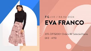 EVA FRANCO  FG Live [upl. by Aramo729]