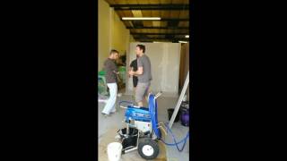 Spray Supplies Scotland Ltd first Spray Plaster Demo Day [upl. by Malek752]