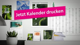 Kalender drucken lassen – günstig und in TopQualität bei WIRmachenDRUCK [upl. by Ahsotal253]