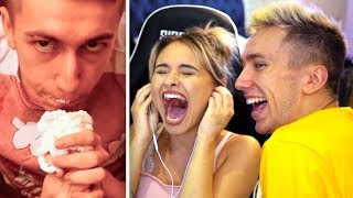 GIRLFRIEND REACTS TO MY OLD VIDEOS [upl. by Yevi]