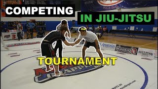 Wrestler Competing in Jiu jitsu tournament [upl. by Llednov407]