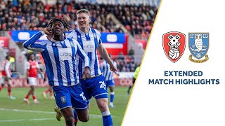 UGBO STRIKES AGAIN 🔥  Extended highlights Rotherham v Owls [upl. by Kariv]