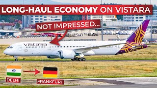 Why VISTARAs B7879 ECONOMY isnt as good as people say  Delhi to Frankfurt  BRUTALLY HONEST [upl. by Anialam996]