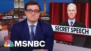 Chris Hayes Rips Neil Gorsuch For Private Speech At Conservative Event [upl. by Moe]