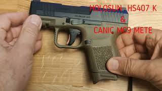 Holosun HS407 K amp CANIC MC9 [upl. by Carpio]