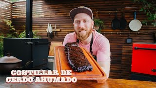 Costillar de Cerdo Ahumado  BBQ y Ahumado  Slucook [upl. by Bubb]