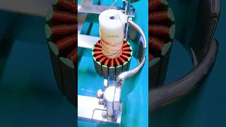 18 slot brushless motor stator outer woundFour station flying fork winding machinewindingmachine [upl. by Meredeth]