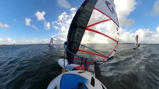 🚀🚀 Gybing into a fun run together  Windsurfing  Brouwersdam [upl. by Eurd461]