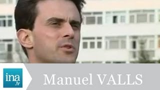 Manuel Valls en campagne électorale à Evry  Archive vidéo INA [upl. by Eckardt]