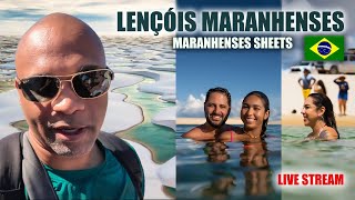 Lençóis Maranhenses  Tourist Destination in North East Brazil LIVE [upl. by Kellie861]