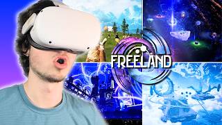 Is THIS NEW VR Game THE FUTURE Of VR  FreelandVR [upl. by Ramad]